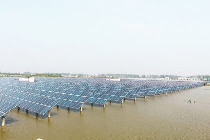 Fishing and Light Complementary Solar Mounting System